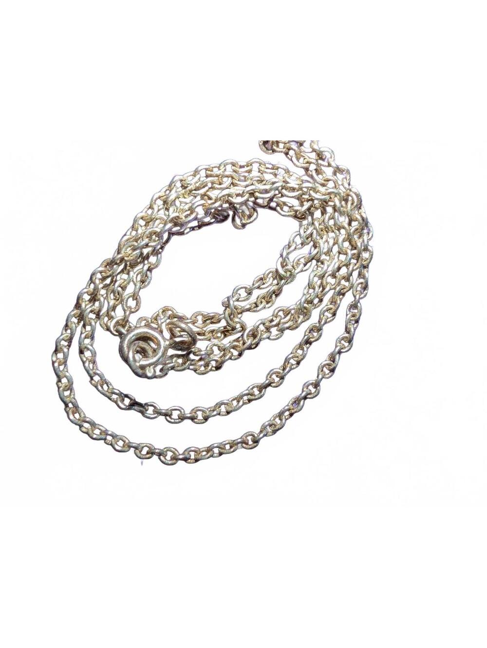 Vintage 925 Sterling Silver Chain Necklace